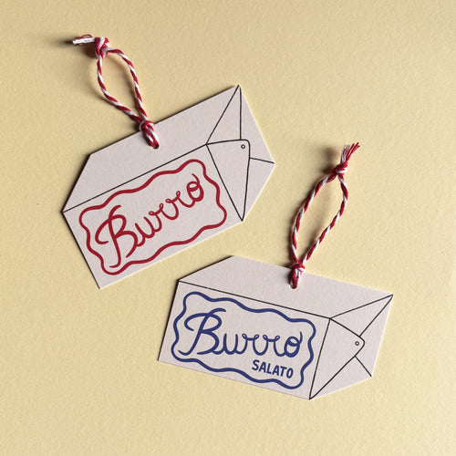 Etichette regalo Burro