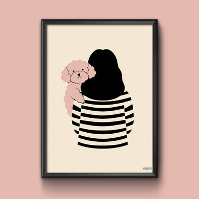 Poster DOG Person 30x40