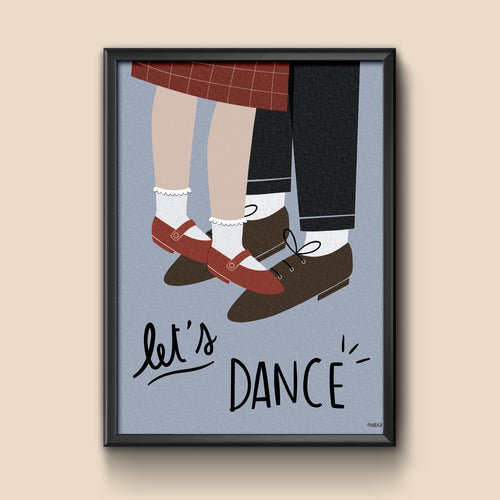 Poster Let's Dance 30x40