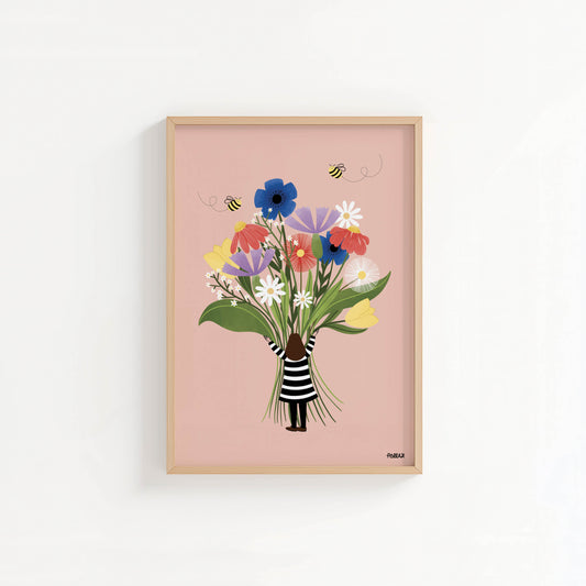 Stampa Abbraccio Fiori A5