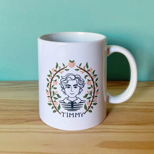 Tazza in ceramica Timothée Chalamet + Santino