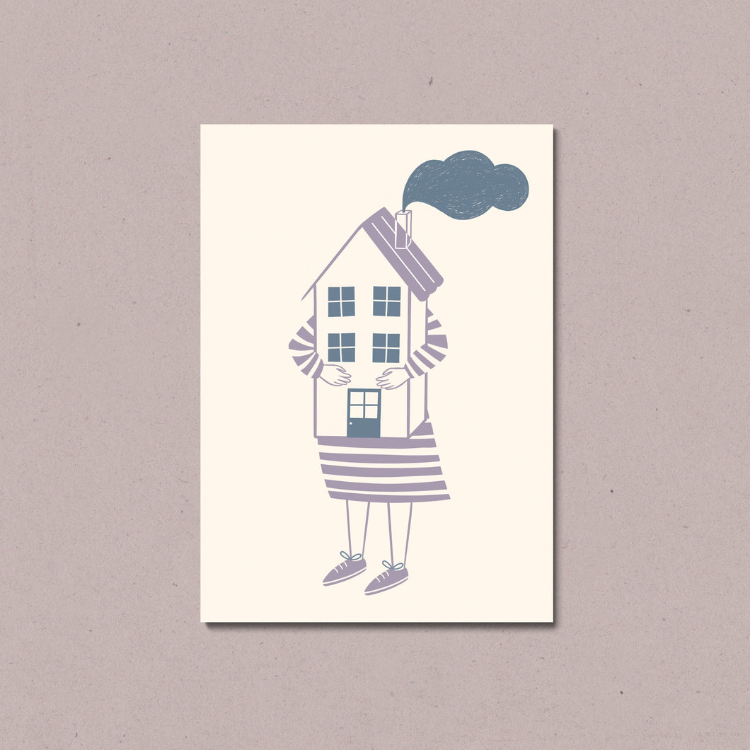 Poster A4 Abbraccio Casa